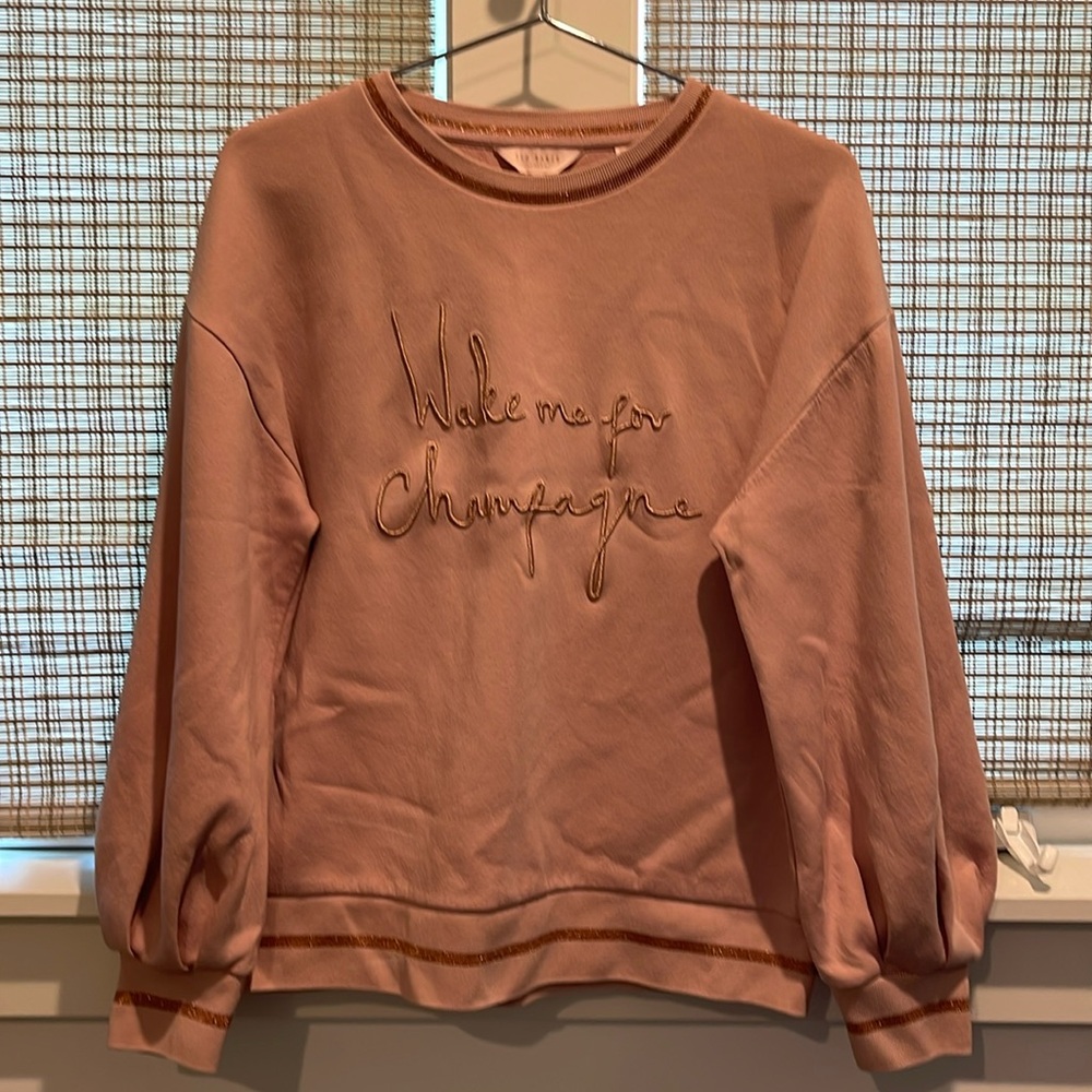 Ted Baker “wake me for champagne” matching sweatsuit